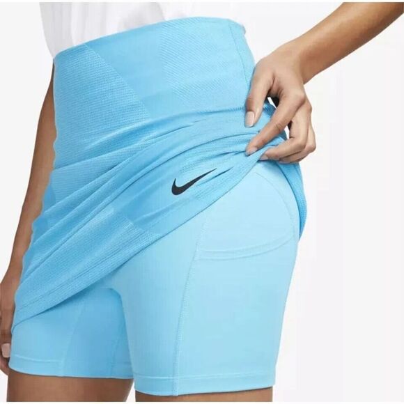 Nike DR5342-416 Women's Sz XS Vibrant Blue Dri-FIT UV Tour Golf Skort - Picture 10 of 10